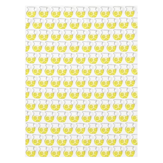 Erfrischender Lemonade Lemon Ade Pitcher Drink Tischdecke (Vorderseite)
