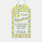 Erfrischender Sommerlemon Pop von Geschenkanhänger (Vorderseite)