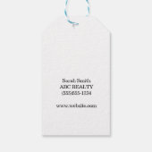 Erfrischender Sommerlemon Pop von Geschenkanhänger (Rückseite)