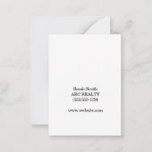 Erfrischender Sommerlemon Pop von Mitteilungskarte (Rückseite)