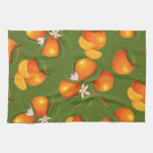 Erfrischendes Orangenmuster Geschirrtuch (Horizontal)