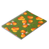 Erfrischendes Orangenmuster Notizblock (Linke Seite)