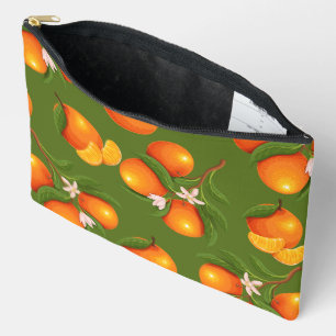 Erfrischendes Orangenmuster Zubehörtasche