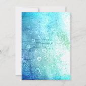 Erfrischendes Party am Geburtstag Einladung (Rückseite)