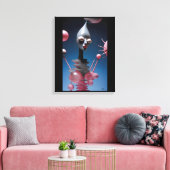 Erfrischt aufwachen leinwanddruck (Insitu (Wohnzimmer))