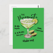 Erfrischung Margarita Cocktail Ristorante da Valen Postkarte (Vorne/Hinten)