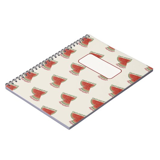 Erfrischung Ramadan Watermelon Notizblock (Linke Seite)
