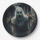 Erfrischungen mit den Geistern. Pappteller (Vorderseite)