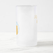 Erfrischungszitrus Mattglas Bierglas (Mittel)