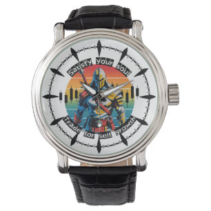 Erfüllen Handelsmotivation Fantasy-Design Armbanduhr