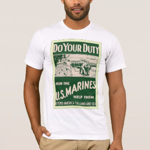 Erfüllen Sie Ihre Pflicht ~ Vintage Erster Weltkri T-Shirt