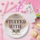 Erfüllt mit Freude Türkei farbenfrohe Sprinkle Abe Pappteller (Party)