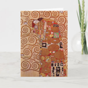 Erfullt von Gustav Klimt, Vintage Art Nouveau Karte