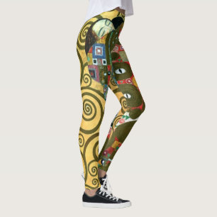 Erfüllung aka Der Kuss von Gustav Klimt Leggings