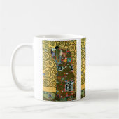 Erfüllung alias The Embrace von Gustav Klimt Kaffeetasse (Links)