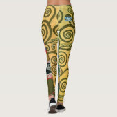 Erfüllung alias The Embrace von Gustav Klimt Leggings (Rückseite)