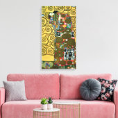 Erfüllung alias The Embrace von Gustav Klimt Leinwanddruck (Insitu (Wohnzimmer))