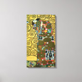 Erfüllung alias The Embrace von Gustav Klimt Leinwanddruck (Vorderseite)