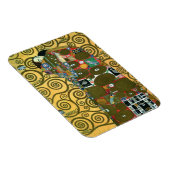 Erfüllung alias The Embrace von Gustav Klimt Magnet (Rechte Seite)