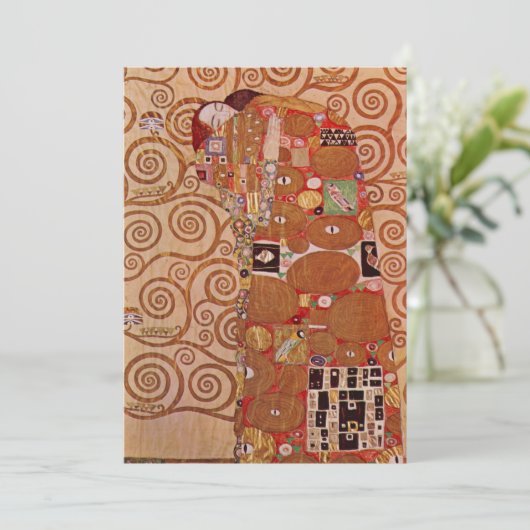 Erfüllung durch Gustav Klimt, Vintager Jugendstil (Stehend Vorderseite)