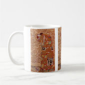 Erfüllung durch Gustav Klimt, Vintager Jugendstil Kaffeetasse (Links)