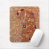 Erfüllung durch Gustav Klimt, Vintager Jugendstil Mousepad (Mit Mouse)