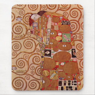 Erfüllung durch Gustav Klimt, Vintager Jugendstil Mousepad