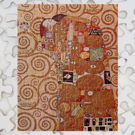 Erfüllung durch Gustav Klimt, Vintager Jugendstil Puzzle