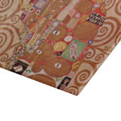 Erfüllung durch Gustav Klimt, Vintager Jugendstil Schneidebrett (Ecke)