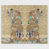 Erfüllung, Gustav Klimt Geschenkpapier (Flach)