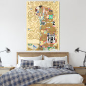 Erfüllung, Gustav Klimt Leinwanddruck (Insitu (Schlafzimmer))