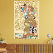 Erfüllung, Gustav Klimt Leinwanddruck (Insitu (Wohnzimmer))