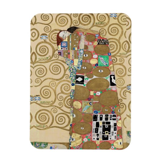Erfüllung, Gustav Klimt Magnet (Vertikal)