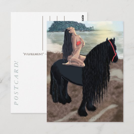 Erfüllung - Postkarte (Vorne/Hinten)