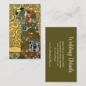 Erfüllung (The Embrace) von Gustav Klimt Wedding Begleitkarte (Vorne/Hinten)