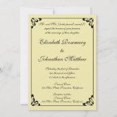 Erfüllung (The Embrace) von Gustav Klimt Wedding Einladung (Rückseite)