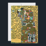 Erfüllung (The Embrace) von Gustav Klimt Wedding Einladung<br><div class="desc">Vollständig anpassbare Hochzeitseinladung. Fulfilment (The Embrace) (1909) von Gustav Klimt ist ein Vintages Viktorianisches Zeitensymbolismus Liebe und Romantik Porträtmalerei mit einem jungen Ehepaar,  das kurz davor steht,  sich zu küssen. Über den Künstler: Gustav Klimt (1862-1918) war ein österreichischer Symbolik-Maler und einer der prominentesten Mitglieder der Wiener Jugendstil-Bewegung.</div>