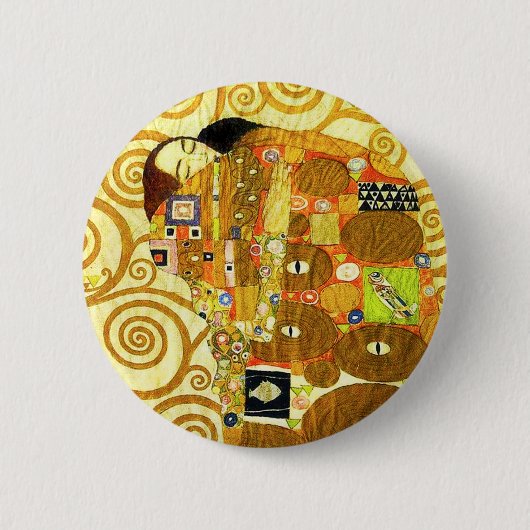 Erfüllungs-Knopf Gustav Klimt Button (Vorderseite)
