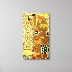 Erfüllungs-Leinwand-Plakat Gustav Klimt Leinwanddruck