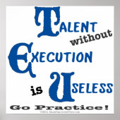 Erfüllungsloses Talent wird verschwendet Poster (Vorne)