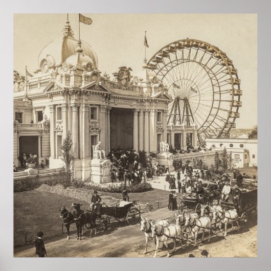 Erfunden von George Ferris Wheel Poster (Vorne)