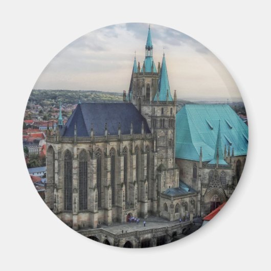 Erfurt, Deutschland Magnet (Vorne)