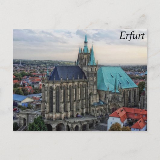 Erfurt, Deutschland Postkarte (Vorderseite)