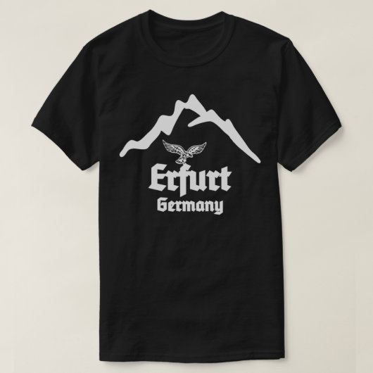 Erfurt, Deutschland T-Shirt (Design vorne)