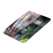 Erfurt Merchants Bridge Foto Magnet (Linke Seite)
