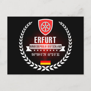 Erfurt Postkarte