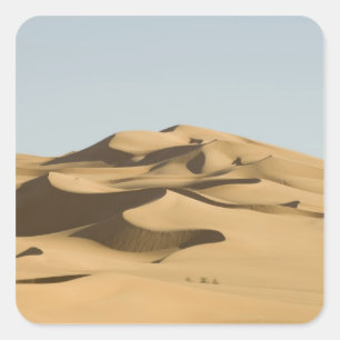 Erg Awbari, Sahara, Fezzan, Libyen. 4 Quadratischer Aufkleber