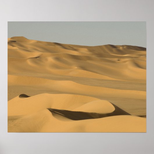Erg Awbari, Sahara, Fezzan, Libyen. Poster (Vorne)