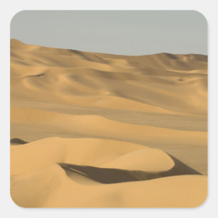 Erg Awbari, Sahara Wüste, Fezzan, Libyen. Quadratischer Aufkleber