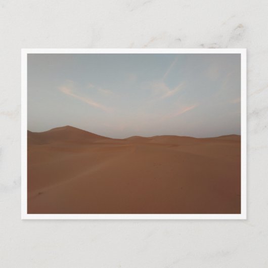 Erg Chebbi, Merzouga (Marokko) Postkarte (Vorderseite)